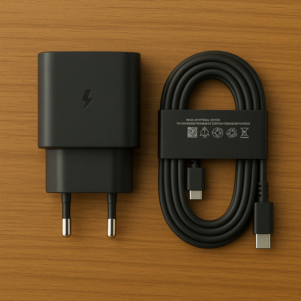 Chargeur Samsung 25W USB-C <br> Adaptateur + Câble