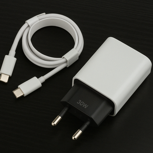 Chargeur Pixel 30W USB-C <br> Adaptateur + Câble