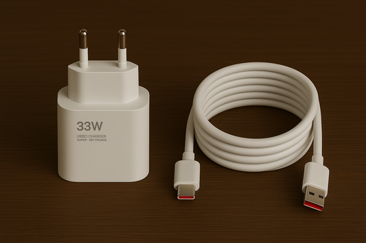 Chargeur Xiaomi 33W USB-C Charge rapide <br> Adapteur + Câble Type-C 6A