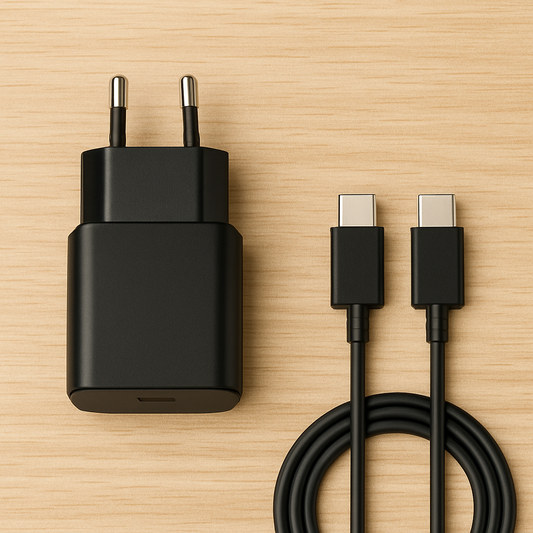 Chargeur Huawei 50W USB-C noir avec câble rapide PD - Adaptateur secteur charge rapide